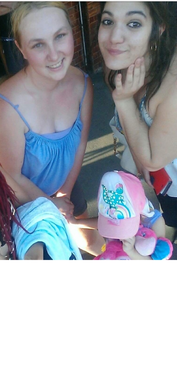Lorena and Karlee together more than a decade ago
